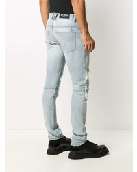Balmain Distressed Skinny Fit Jeans