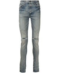 Amiri High Rise Ripped Skinny Jeans