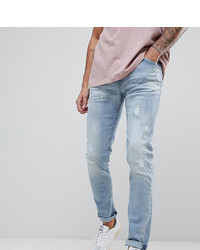 Replay Jondrill Distressed Skinny Jeans In Lightwash