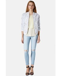 Topshop Leigh Distressed Skinny Jeans