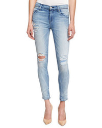 Hudson Lilly Distressed Ankle Jeans Rialto