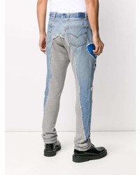 Greg Lauren Low Slung Zipped Jeans