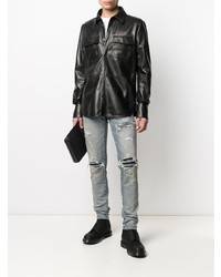 Amiri Mx1 Mid Rise Skinny Jeans