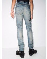 Amiri Old English Logo Skinny Jeans