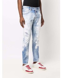 DSQUARED2 Paint Splatter Effect Skinny Jeans
