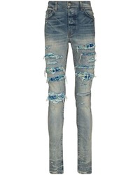 Amiri Pj Trasher Distressed Effect Skinny Jeans