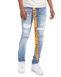 Cult of Individuality Punk Super Skinny Stretch Jeans