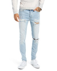 Topman Rip Paint Jeans