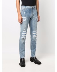 Balmain Ripped Skinny Jeans
