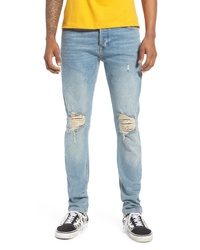 Topman Ripped Stretch Skinny Jeans