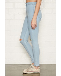 Forever 21 Ripped Super Skinny Jeans