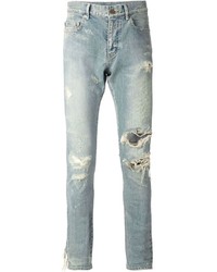 ysl distressed jeans