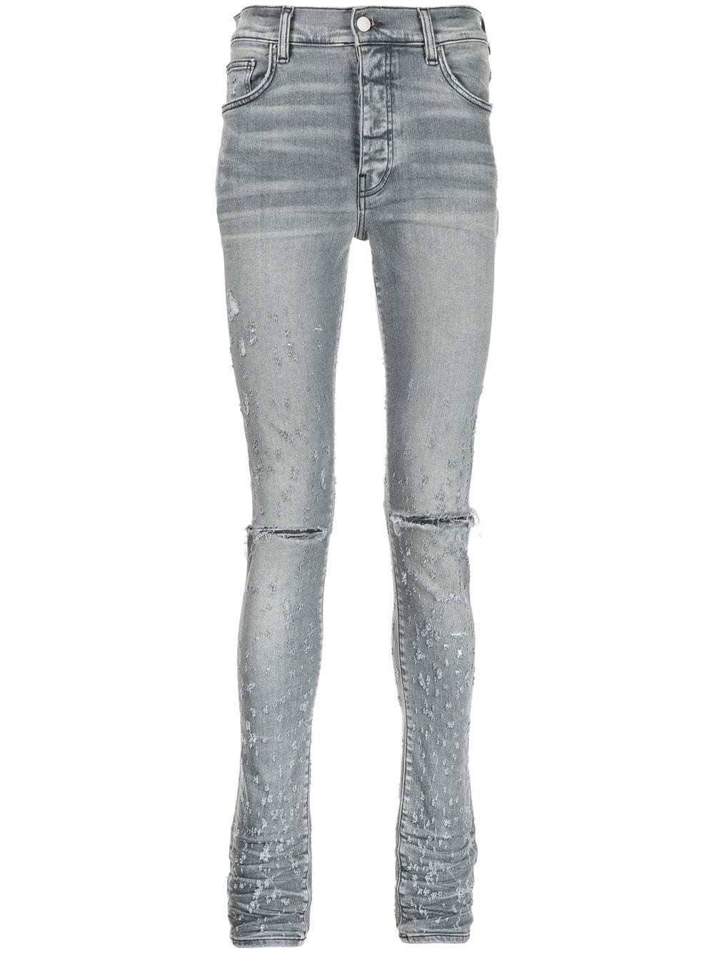 Amiri Shotgun Distressed Effect Skinny Jeans, $904 | farfetch.com ...