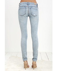 Blank NYC Skinny Classique Distressed Light Wash Skinny Jeans