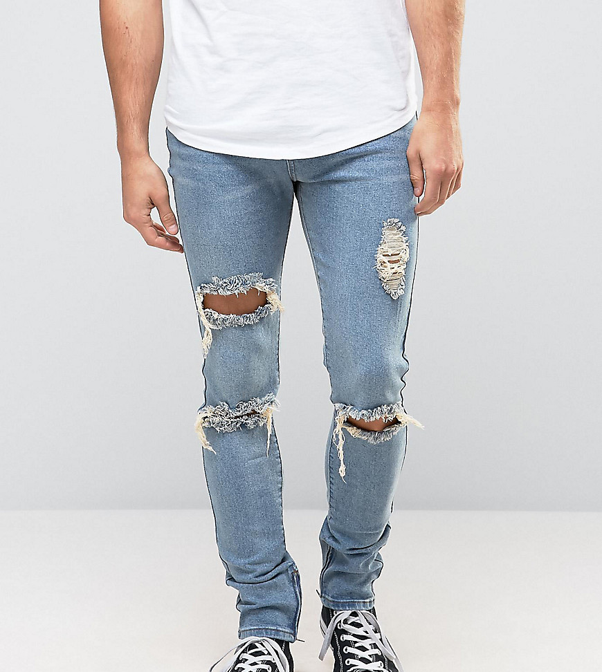 jeans ripped ankles