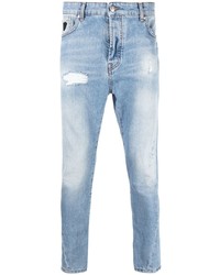 John Richmond Slim Cut Distressed Jeans