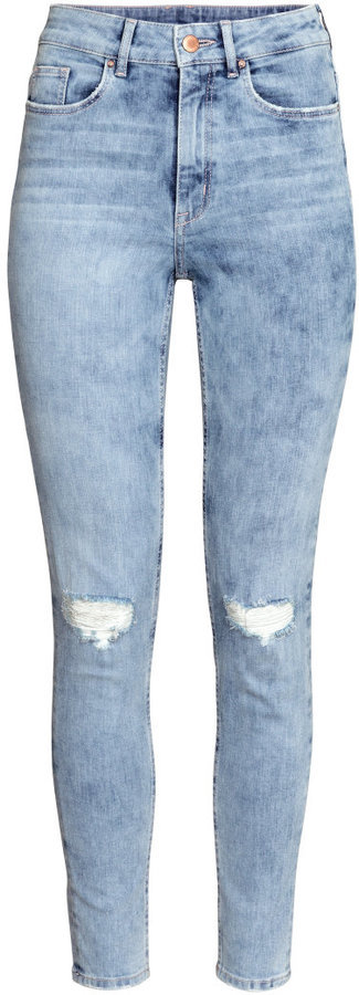 ladies jeans light blue