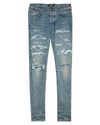 Amiri Thrasher Tie Dye Bandana Skinny Jeans In Clay Indigo At Nordstrom