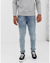 Cheap Monday Tight Skinny Jeans With Ripped Knees