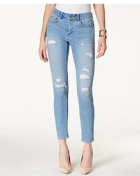 Vince Camuto Two By Ripped Rip Blue Wash Skinny Jeans