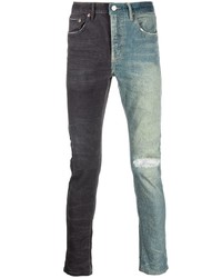 purple brand Two Tone Distressed Jeans