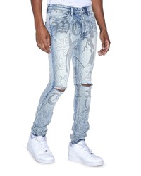 Ksubi Van Winkle Devil Skinny Jeans In Blueblack At Nordstrom