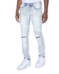 Ksubi Van Winkle Distressed Skinny Jeans In Denim At Nordstrom