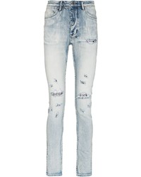 Ksubi Van Winkle Fire Patch Punk Blu Skinny Jeans