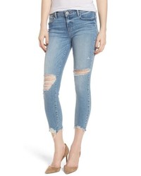 Paige Verdugo Ripped Crop Ultra Skinny Jeans