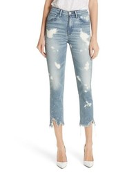 3x1 NYC W4 Colette Bleached Crop Skinny Jeans