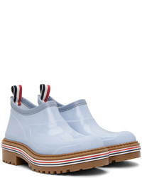 Thom Browne Blue Garden Chelsea Boots