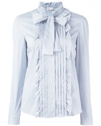 RED Valentino Ruffled Pussy Bow Blouse