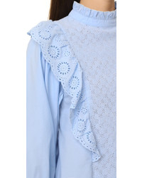 Endless Rose Ruffled Blouse With Wide Sleeves