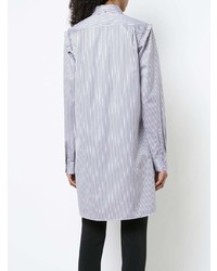 Adam Lippes Ruffle Trimmed Stiped Shirt Unavailable