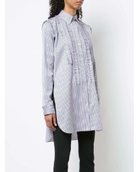 Adam Lippes Ruffle Trimmed Stiped Shirt Unavailable
