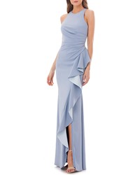 Carmen Marc Valvo Infusion Car Marc Valvo Couture Infusion Ruffle Gown