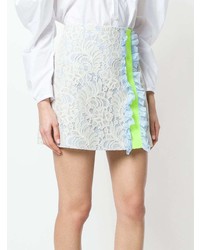 Brognano Lace Ruffle Trim Skirt