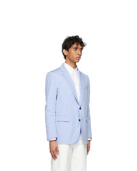 Dries Van Noten Blue Cotton Blazer