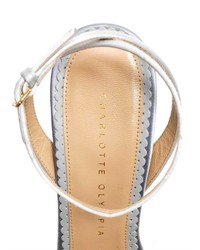 Charlotte Olympia Forever Satin Sandals