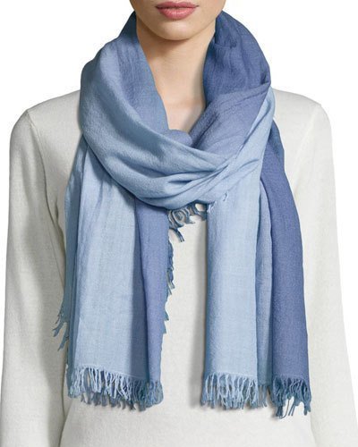 Sky Blue Cashmere Silk Prime Scarf