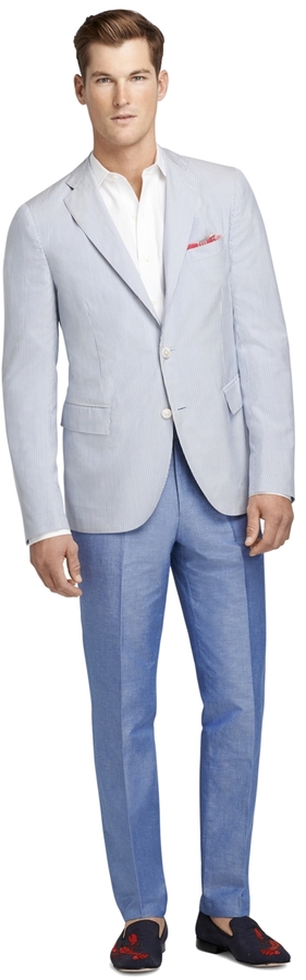 Brooks Brothers Seersucker Stripe Sport Coat, $658 | Brooks Brothers ...