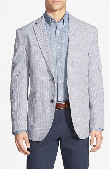 Kroon Classic Fit Seersucker Sport Coat, $385 | Nordstrom | Lookastic