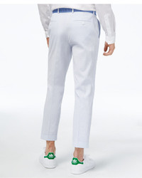 INC International Concepts Seersucker Slim Fit Cropped Pants Created For Macys