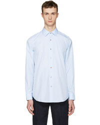 Paul Smith Blue Charm Buttons Tailored Shirt