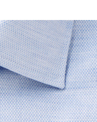 Hugo Boss Blue Jenno Cotton Piqu Shirt