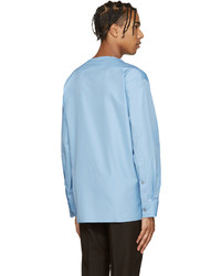 Marni Blue Single Button Shirt