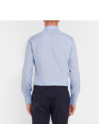 Tom Ford Blue Slim Fit Cotton Shirt