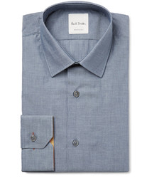 Paul Smith Blue Soho Slim Fit Cotton Chambray Shirt