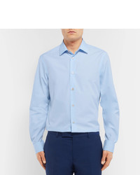 Paul Smith Blue Soho Slim Fit Cotton Poplin Shirt