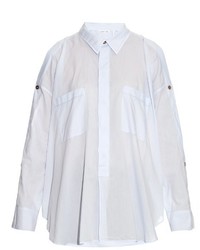 Helmut Lang Button Sleeved Cotton Shirt